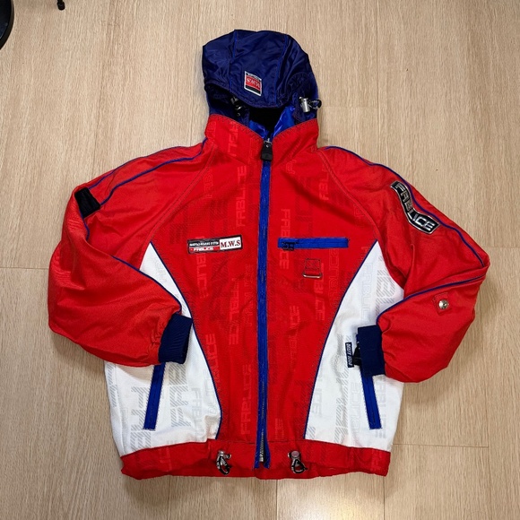 Vintage Fablice Red &White Jacket. - Picture 1 of 5